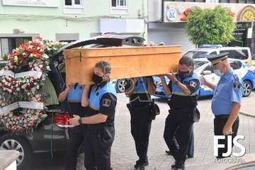 Telde despide con honores y lágrimas a su agente Martín Calzada (Foto Francisco Javier Santana)